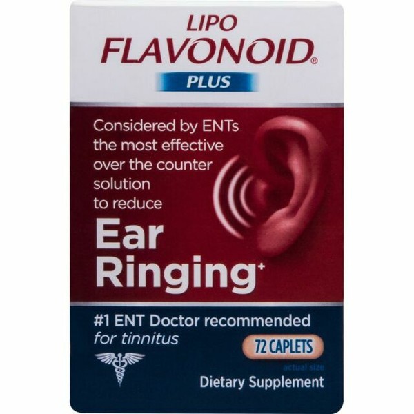 LipoFlavonoid Plus 72 Caplets Ear Ringing Reduce Supplement for sale