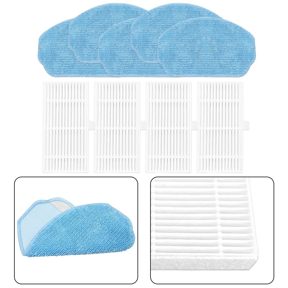 Mop Cloth & Filter For ZCWA BR150/BR151 For GTTVO Robot Vacuum Cleaner