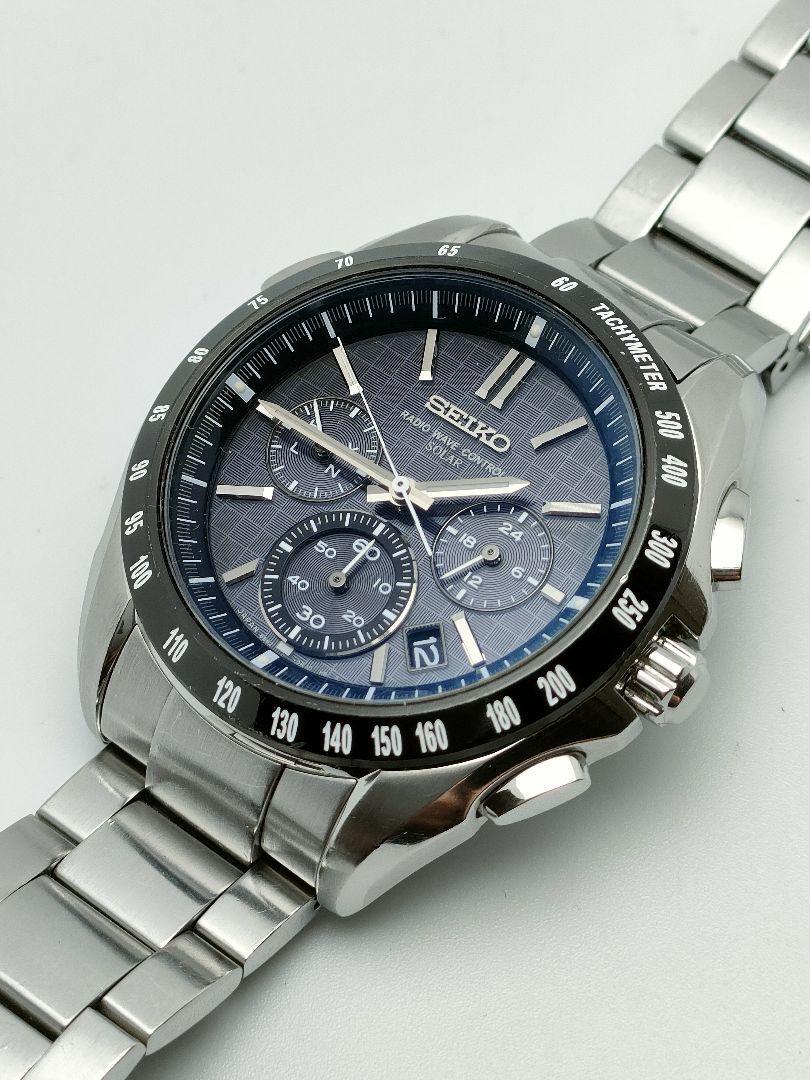 SEIKO ブライツ フルチタン セイコー 8B82-OANO BRIGHTZ BRIGHTZ セイコー SEIKO ブライツ 電波ソーラー クロノグラフ