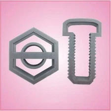 Nut And Bolt Cookie Cutter Set