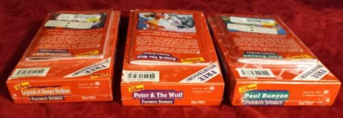 Disney Favorite Stories Storybook 3 VHS Lot: Peter the Wolf, Paul Bunyan, Sleepy - Picture 5 of 12