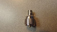 1 UHF MALE to BNC FEMALE Adapter NOS