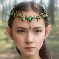 Elven Headband Woodland Elf Tiara Fairycore Elven Hair Jewelry Fairy Accessories