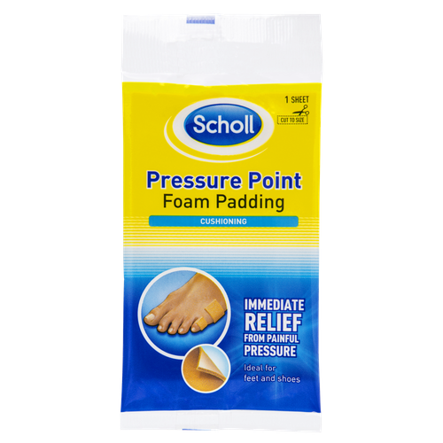 Relleno de espuma de punto de presión Scholl 1 hoja amortiguación alivio inmediato presión - Imagen 1 de 3