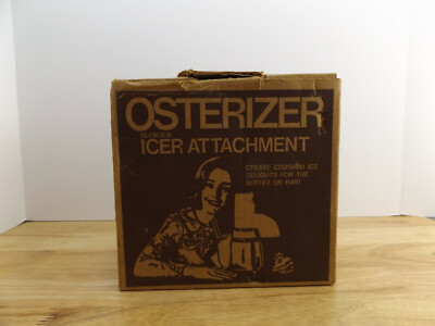 Osterizer Icer Attachment Ice Crusher Model 435 NIB  435-01