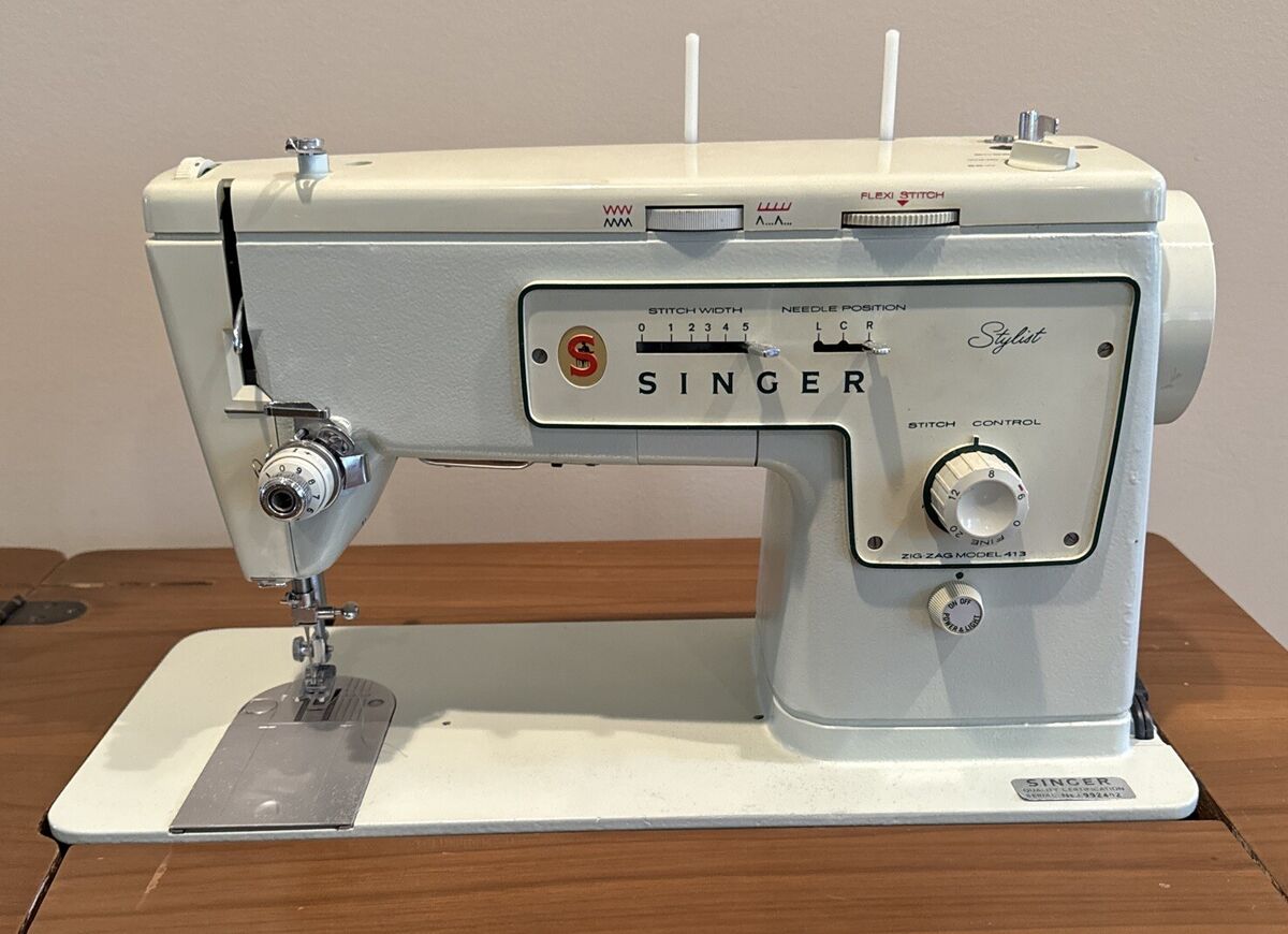 Singer Stylist 413 Zig Zag Sewing Machine In Hide Away Singer Stylist 413 Zig Zag Sewing Machine In Hide Away