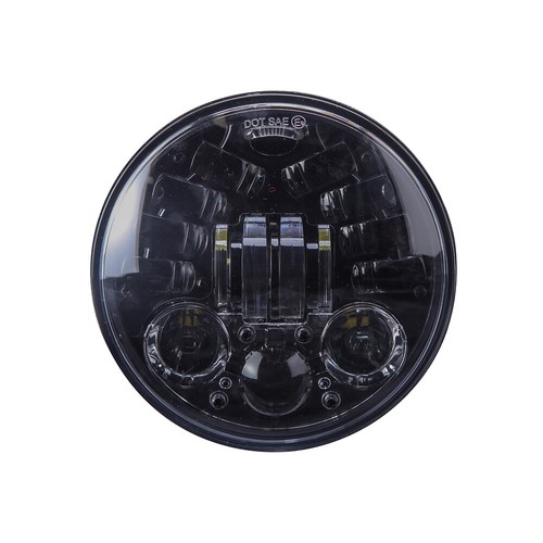 DOT Motorcycle 5-3/4" 5.75 90W LED Headlight Projector W/Turn Signal For Harley - Bild 6 von 11