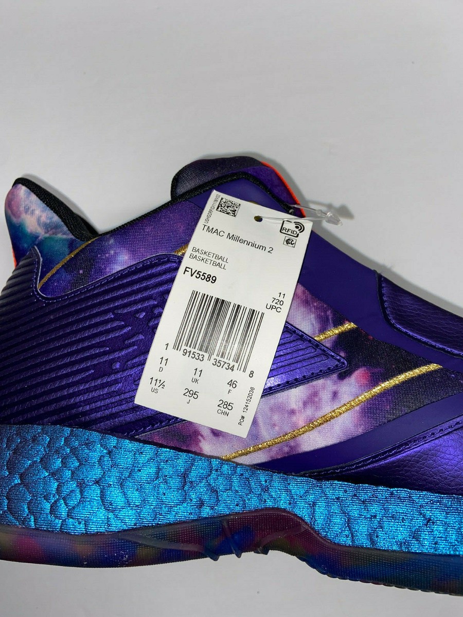 Adidas T-MAC Millennium 2 Basketball Shoes Purple Galaxy Men  display picture 1