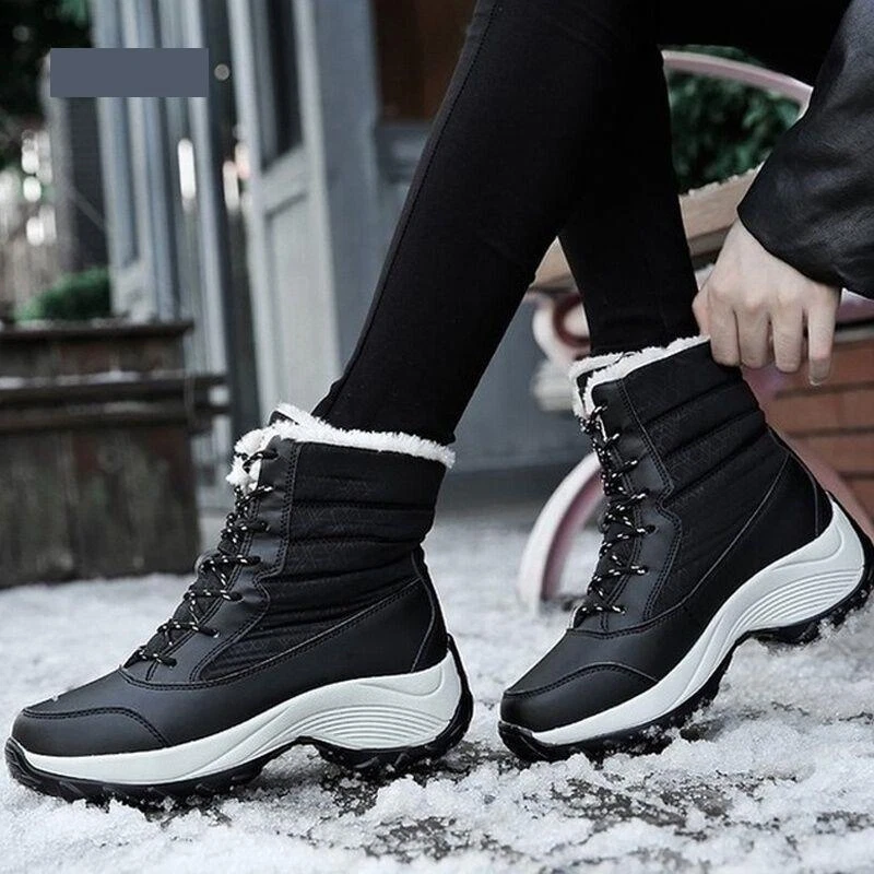 Botines De Mujer Zapatos De Plataforma Botas Calzado Para Nieve Y Agua | eBay