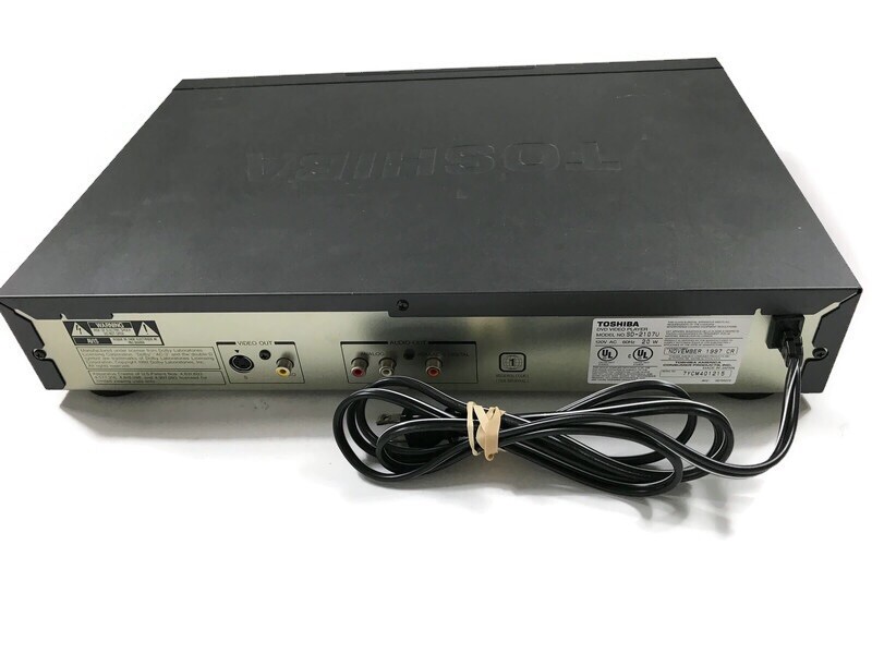Toshiba DVD Video Player SD-2107U. The Remote Control Is Included.