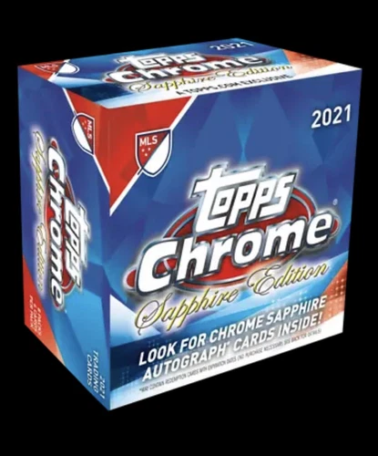 2021 Topps Chrome Sapphire MLS box SEALED BRAND NEW