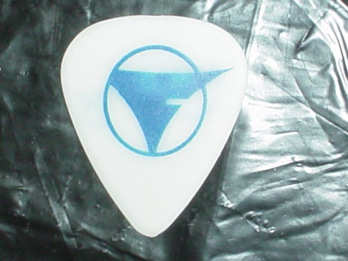 FUEL Band Logo & Brett Scallions Signature 2010 Concert Tour White GUITAR PICK