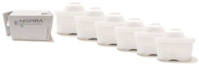 Water Filter Replacements for Mavea Maxtra 1001122 Pitcher By NISPIRA 6 Pk