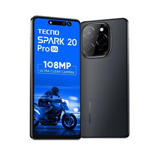TECNO SPARK 20 PRO 5G(Black, 8GB+256GB)6.78" 108MP MTK D6080 5G Global Version. - Picture 4 of 6