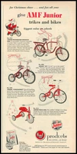 1953 vintage ad for AMF Junior Bicycles -13