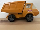 Vintage 1970's Tonka Dump Truck Mini-Series Orange Pressed Steel 9” Made in USA