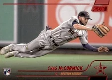 Chas McCormick 2022 Stadium Club #153 Red Foil RC Houston Astros
