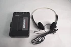 Sony Walkman WM-F2015 Vintage Black FM/AM Radio Cassette Player Tested + Working