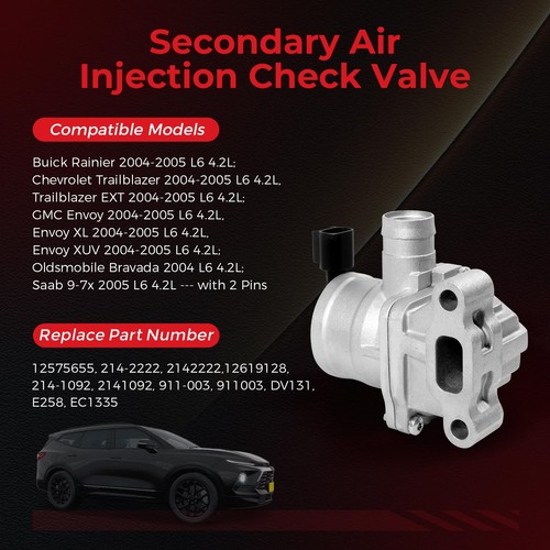 12575655 12619128 Secondary Injection Check Valve with Gasket with GMC Envoy ... - Picture 3 of 8