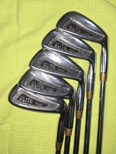 Spalding Elite Plus Right Handed Iron Set Steel Shaft. (5,6,7,9,10 Sand Wedge)