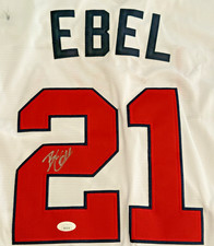 Brady Ebel signed auto autographed Team USA Jersey JSA Brewers