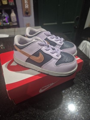 [DX1665-400] TODDLERS NIKE DUNK LOW SE 'COPPER SWOOSH'