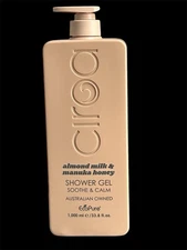 Ciroa Shower Gel 33.8 Fl Oz Almond Milk & Manuka Honey New