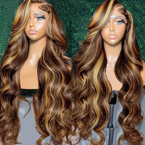 13x6 Body Wave Ombre Lace Front Wigs Human Hair for Women 180 Density 13x6 HD... - Picture 2 of 7