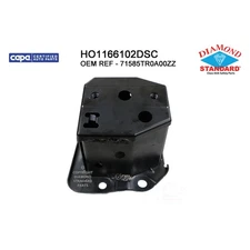 HO1166102 New Replacement Rear Driver Side Bumper Impact Bar Bracket DS-CAPA
