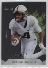 2021 Wild Card MATTE Rookie Heat Black - Green Flames /149 Rondale Moore 0q3. rookie card picture