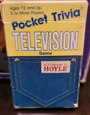 Vintage 1988 Pocket Trivia  Card Game TELEVISION
