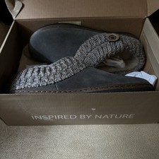 Natural Reflections Suede Clog III Women's Suede Slippers Sz 9M NWB