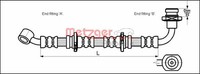 Metzger Bremsschlauch FüR Suzuki Vitara Cabrio ET TA 1.6 2.0 16V 1.6I Grand