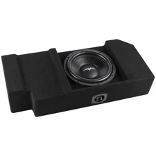 NEW SINGLE 12" 800W LOADED SUB BOX FITS 2019-2025 CHEVY SILVERADO CREW CAB