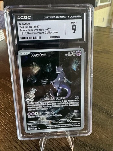 Mewtwo Pokémon (2023) Black Star Promos - 052 151 Ultra-Premium Collection CGC 9