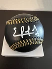 Ezequiel Tovar Rockies Auto Signed Black Baseball Beckett WITNESS COA