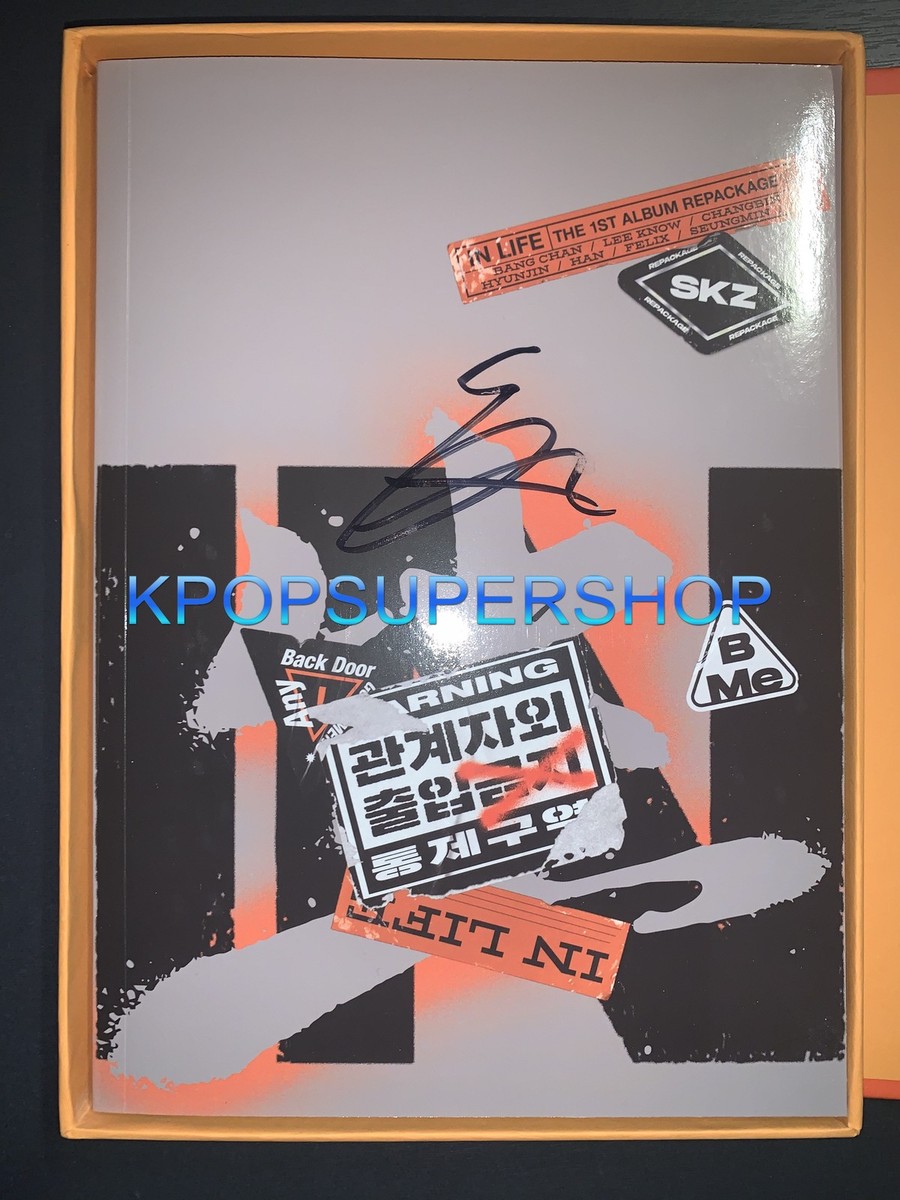 Stray Kids 1st Album Repackage In Life Hyunjin Autographed Signed