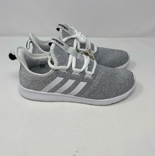 Adidas Cloudfoam Pure 2.0 Women  s Shoes Gray/White Size 7.5