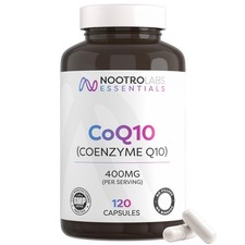 CoQ10 Supplement with Magnesium & B Vitamins, 400mg 120 count (Pack of 1)  0.55 per thousand milligrams