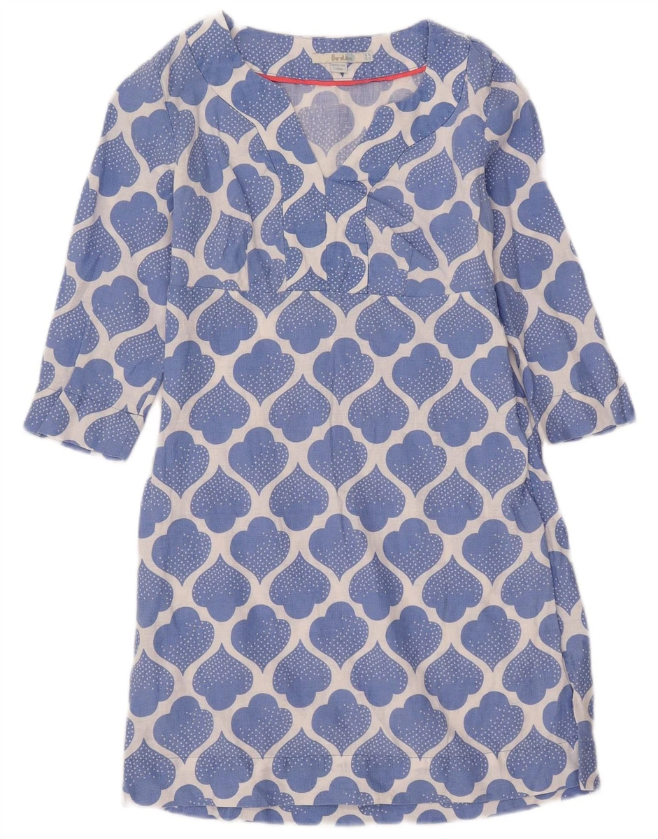 sachin and babi light blue dress Boden Shift Dress Size 6 Pink Red Polka Dot main image 1