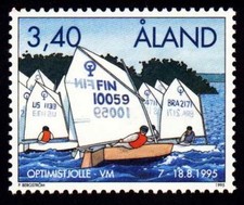 Aland 1995 Optimist World Dinghy Championships sailing SG 100 MNH mint