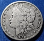 A 1878 7TF Rev 79 Morgan Silver Dollar High Grade