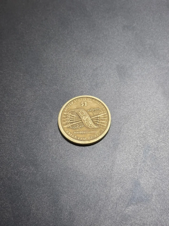 Sacagawea Dollar Coin No Year/No Mint; Rare - Image 2 of 2