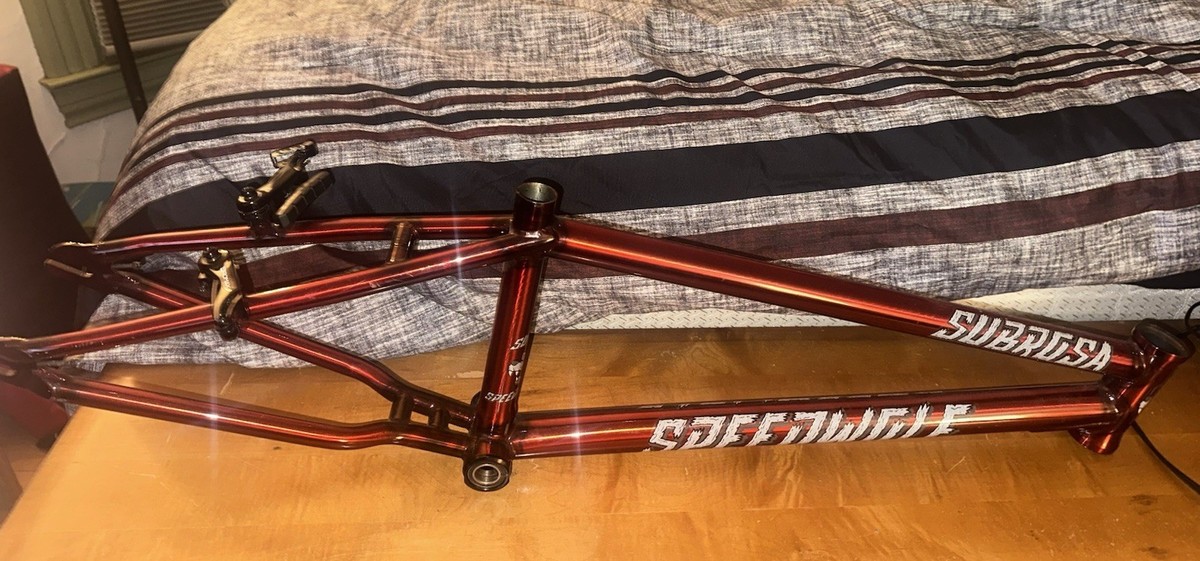 Subrosa Speedwolf V2 BMX Frame 21.5 Inch (Trans Red Colorway