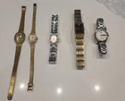 Vintage Watch Lot–Seiko,Gruen,Waltham,Helbros–Gold & Silver Tone – Parts/Repair