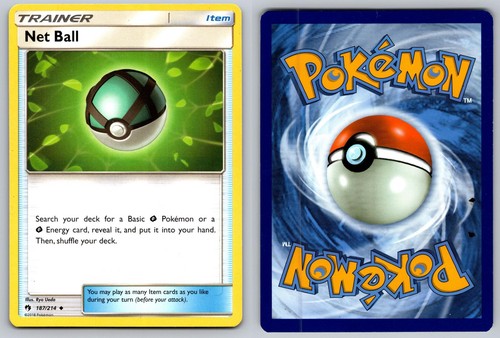 NET BALL 187/214 UNCOMMON LOST THUNDER POKEMON NM/M