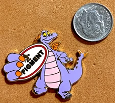 DISNEY WDW 2006 CAST EXCLUSIVE CAST PIN PARTY FIGMENT WITH A NAMETAG LE 1500 PIN