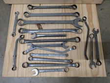 LOT of various USA Wrenches 17 Total Mac Cornwell SK Blue Point Mecto Plumb!!