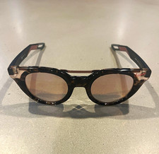 Nike NV01 Women’s Mirrored Sunglasses Black Plastic Frame Rose Lens | Tried On