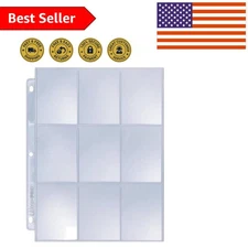 25-Count Silver Series 9-Pocket Pages for Card Collectors - Acid-Free